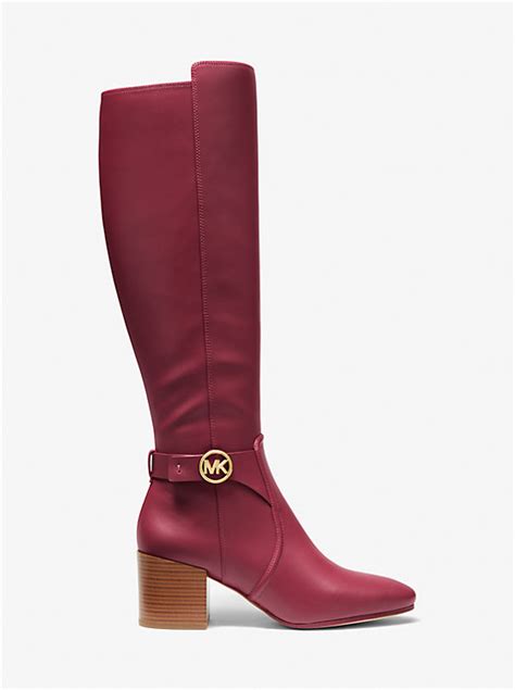 carmen faux leather riding boot michael kors